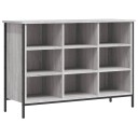 vidaXL Skoskap gr? sonoma 100x35x70 cm konstruert tre
