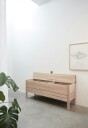 A Line Oppbevaringsbenk 111 cm White Oak