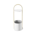 Umbra Bellwood sidebord med oppbevaring hvit natur