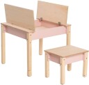 Family-scl Smart Oppbevaring Bord med Stol Rosa