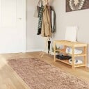  Teppe Runner MARSA Gul 80 x 300 cm Polyester og PVC