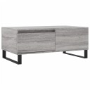 vidaXL Salongbord grå sonoma 90x50x36,5 cm konstruert tre
