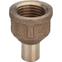 10 stk 18 mm x 1/2" loddeovergangsnippel/-muffe
