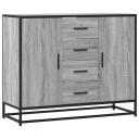  Skjenk grå sonoma eik 92x35x76 cm konstruert tre 8721102923340