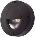 SG Callisto utendørs vegglampe 4W LED, Sort