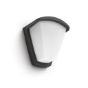 Philips Kiskadee wall lantern anthracite 1x42W