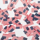 Bordkonfetti Amerikanske Flagg 150 stk
