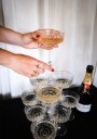 Champagne Glasses Pyramid Print Plakat Plakat / 50x70cm