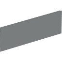 IFÖ front 16x580x193mm t/SUS60 øverst grå