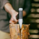 Fiskars X24 Kløyvøks 600 mm - Klyve Øks i Stål og Plast, Sort/Oransje