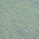 vidaXL Utendørs flatvevd teppe 160x230 cm turkis