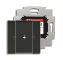 Abb Trykknapp 6115-0-0215 Svart