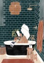 Bathroom Babe Plakat Plakat / 30x40cm