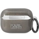 Karl Lagerfeld-Etui Karl Lagerfeld Klap2hnkctgk Til Apple Airpods Pro 2 Svart Glitter Karl&Choupette