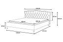 Metz Dobbeltseng 180 \| 200 cm   Hvit