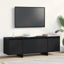  TV skap Svart 120 x 30 x 40,5 cm Konstruert tre