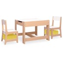 vidaXL Barnebord med 2 stoler MDF