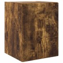  TV Veggskap Veggmontert Røkt eik 30 x 31 x 40 cm Konstruert tre
