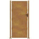 vidaXL Hageport 105x205 cm cortenstål