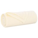 vidaXL Kastepledd 24 pcs Krem 200 x 150 cm Fleece