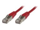 MicroConnect - Nettverkskabel - RJ-45 (hann) til RJ-45 (hann) - 50 cm - FTP - CAT 6 - rød