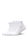 Lindex 4-Pak Høje Ankelstrømper - White - 39/41