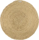 Lama Cleo dekkebrikke i jute Ø40 Natur