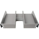 IFÖ skuff 270x845x90mm øvre t/compact90 metallgrå