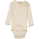 Wheat Body Rib Lace Ls Eggshell (56 / 1 2 mnd)