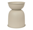 ferm LIVING Hourglass krukke extra small Ø21 cm Cashmere