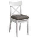  Seteputer 4 pcs Lysegrå 45 x 45 cm Corduroy stoff
