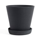 HAY Flowerpot with saucer krukke XXXL Ø34 cm Svart