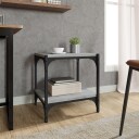 vidaXL TV-benk grå sonoma 40x33x41 cm konstruert tre og stål