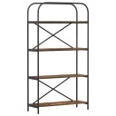  Bokhylle Røkt eik 80 x 30 x 146 cm Konstruert tre