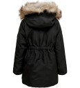 Only Kids Iris Fur Parka Svart 134