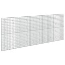 vidaXL Gabion med 3,5 mm tråd og 5x10 cm mesh 500x10x200 cm