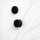 SuperMagneter Vanntett Magnet Belagt I Sort Gummi   Ø 22 X 6,4 Mm   Bæreevne 3,9 Kg