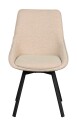 Rowico Home Alison spisestuestol Lys beige/svart Beige