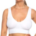 Missya BH Lucia Bra Top Wide Strap Hvit polyamid X-Large Dame