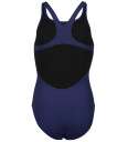 Arena badedrakt for jenter - Solid Swim Pro - Mørk blå/hvit