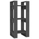 vidaXL Bokhylle/romdeler gr? 41x35x91 cm heltre furu