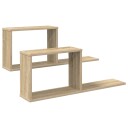 vidaXL Flytende hyller 2 stk. Sonoma eik 80 x 15 x 30 cm