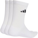 Adidas Cushioned Crew Sokker 3pk White/Black 34 36