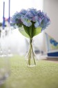 Blomstervase liten i glass