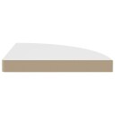 vidaXL Flytende vegghyller 4 stk hvit 35x35x3,8 cm MDF