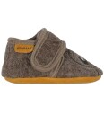 En Fant Wool Slippers W. Embroidery   Brown   27\28