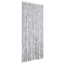 Vidaxl Insektgardin Hvit Og Grå 90x200 Cm Chenille