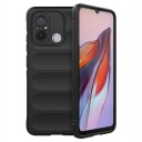 Xiaomi Redmi 12C/Poco C55 Rugged Series TPU-deksel Svart