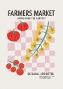 Farmers Market Tomatoes Pink Plakat Plakat / 21x30cm