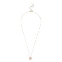 Timi Of Sweden Dorotea Gemstone Heart Necklace Rose Quartz